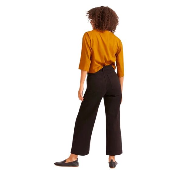 Everlane The Wide Leg Crop Pant Size 2 - Picture 10 of 13